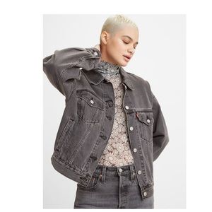 Levi’s 90s boyfriend denium jacket - washed black